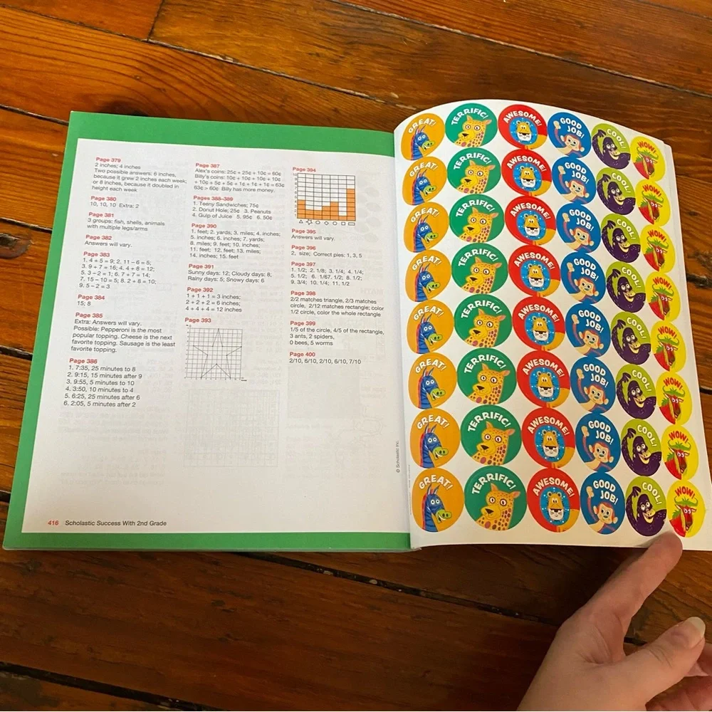 🧩 3/$20 Scholastic 2nd Grade Woorkbook